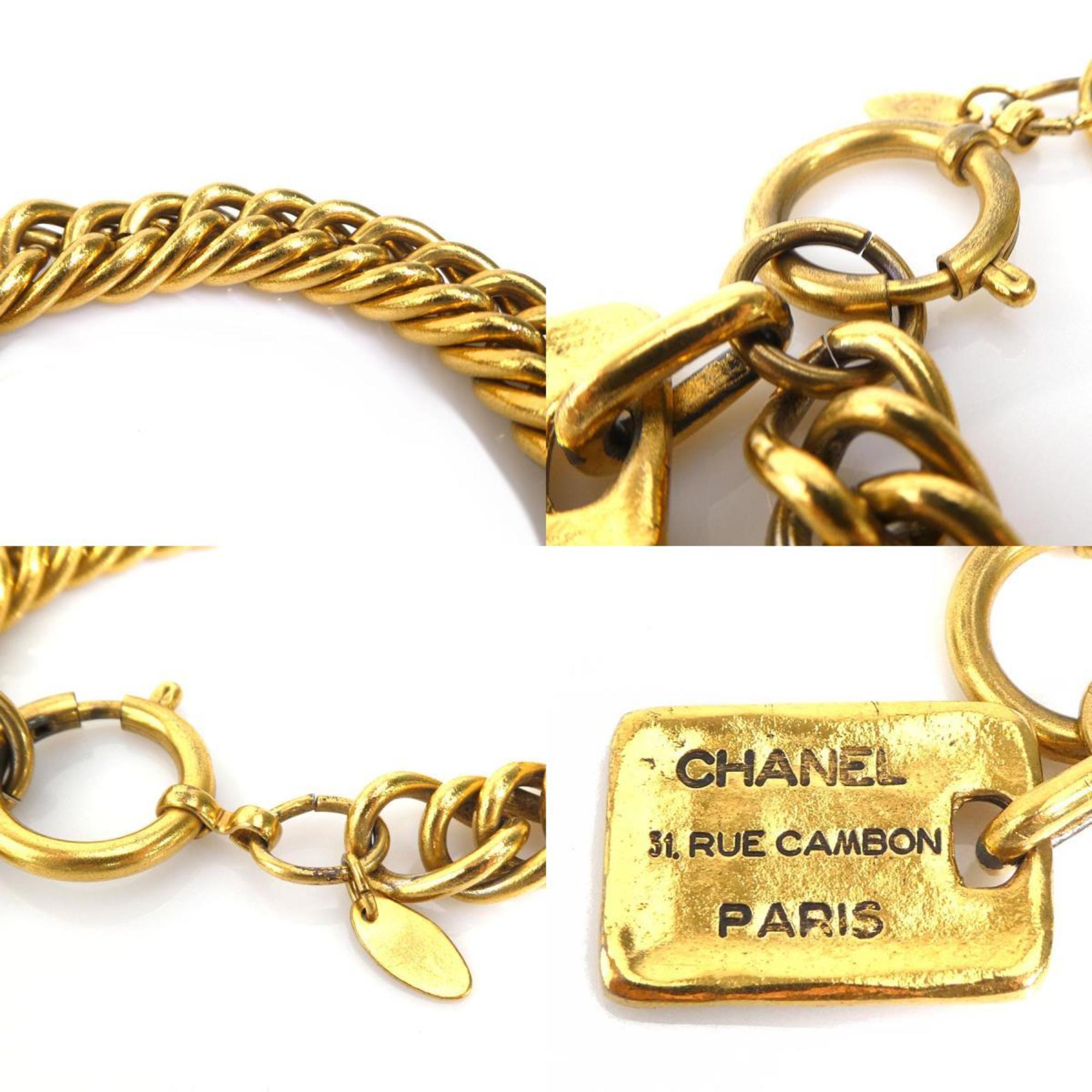 CHANEL Bracelet 31 RUE CAMBON Metal Gold Women's e59467a