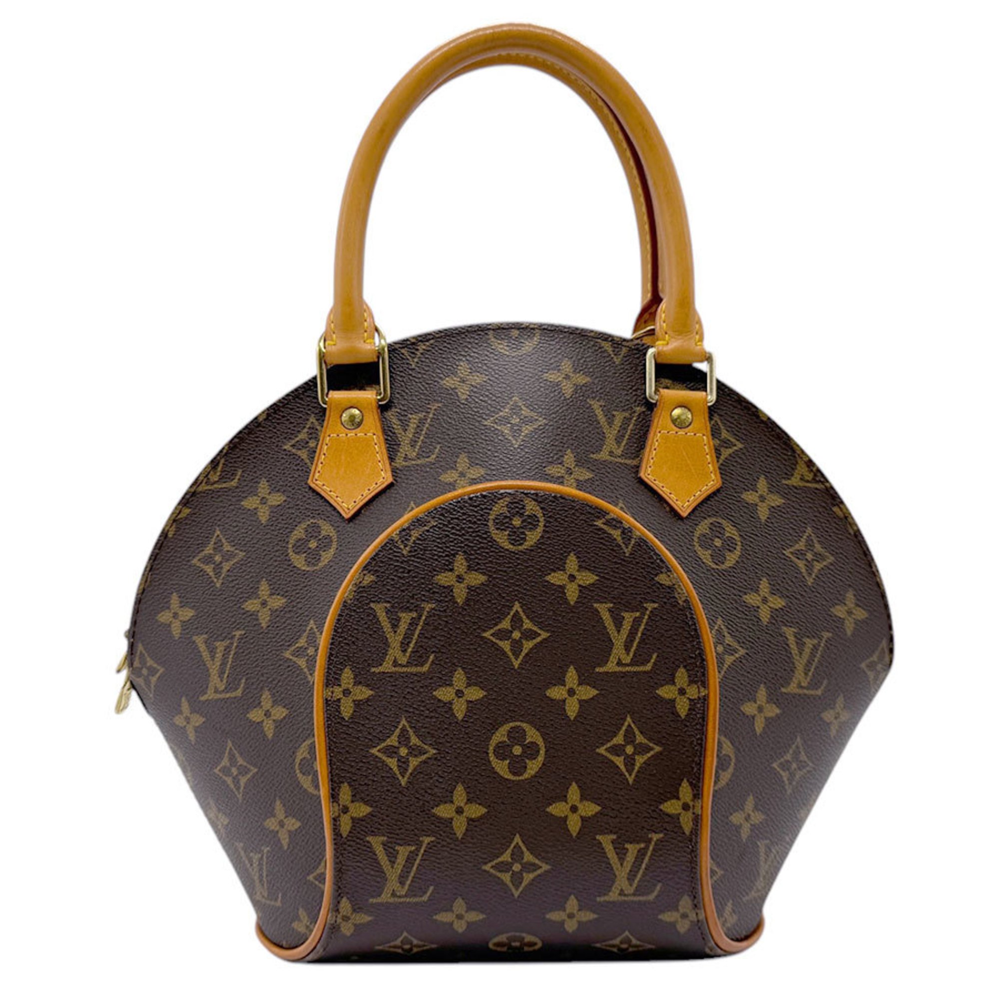 Louis Vuitton LOUIS VUITTON Handbag Monogram Ellipse Canvas Brown Gold Women's M51127 z2687