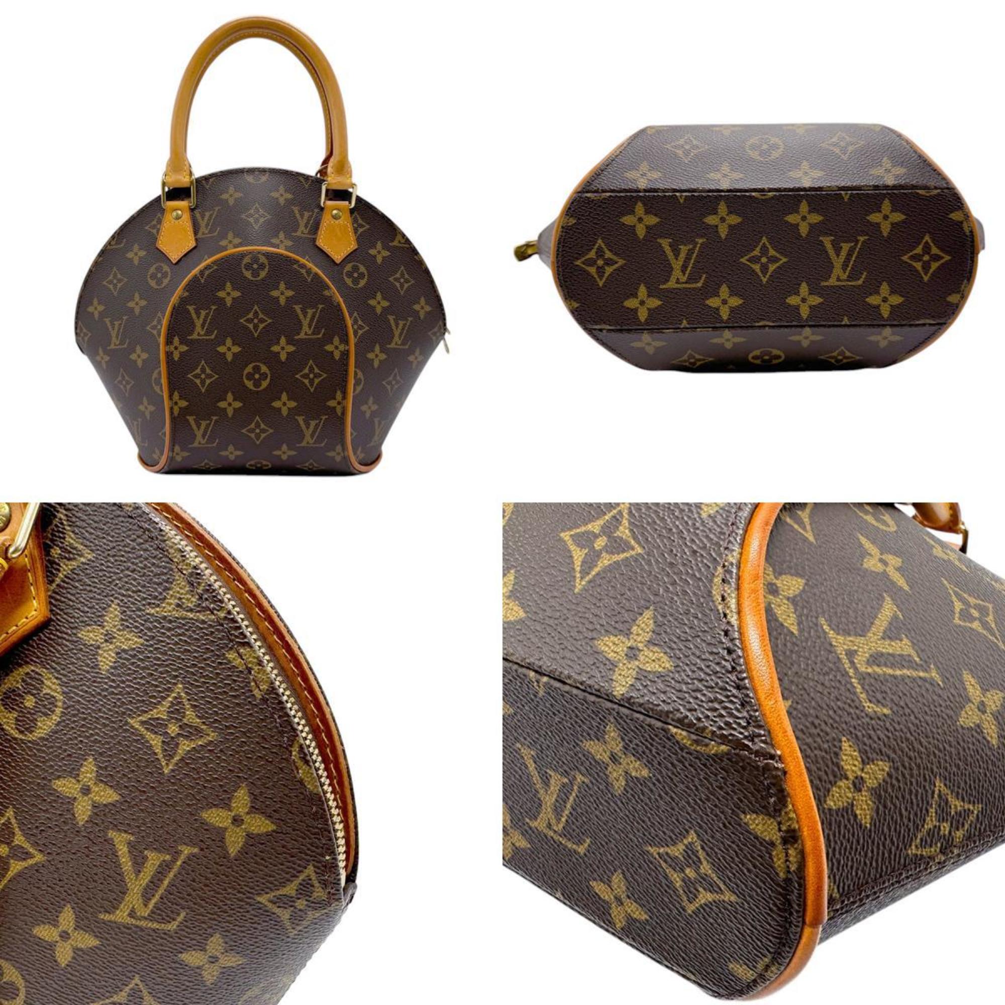 Louis Vuitton LOUIS VUITTON Handbag Monogram Ellipse Canvas Brown Gold Women's M51127 z2687