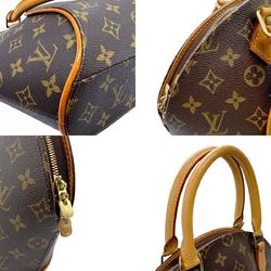 Louis Vuitton LOUIS VUITTON Handbag Monogram Ellipse Canvas Brown Gold Women's M51127 z2687