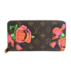 Louis Vuitton LOUIS VUITTON Round Long Wallet Monogram Rose Zippy Canvas Brown Multicolor Gold Women's M93759 e59477a