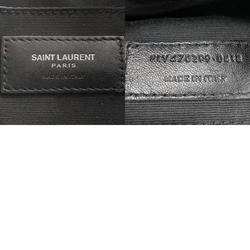 Saint Laurent SAINT LAURENT Shoulder bag Leather Suede Grey Women's 470299 n0695