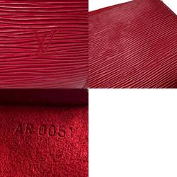 Louis Vuitton LOUIS VUITTON Handbag Pouch Epi Pochette Accessoires Leather Castilian Red Women's M52947 n0687