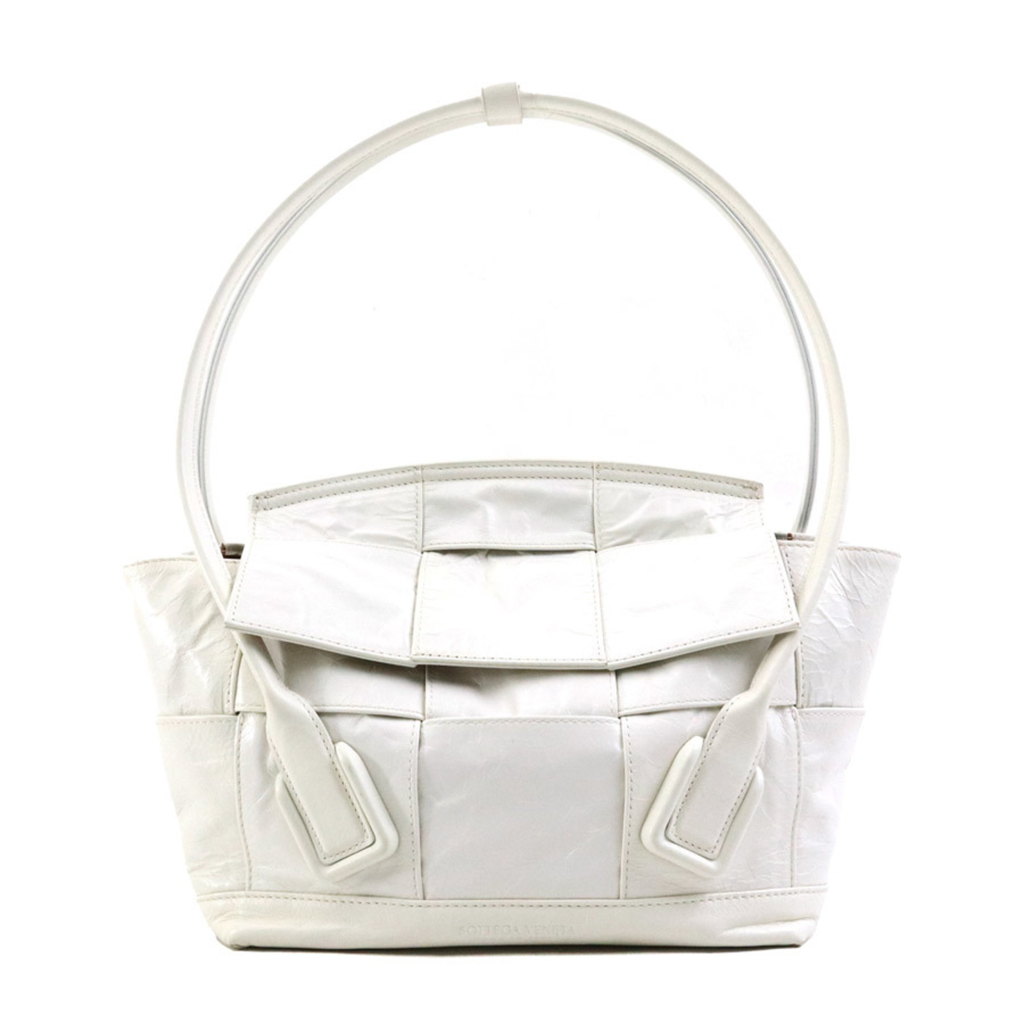 Bottega Veneta shoulder bag The Arco leather off-white for women e59458a