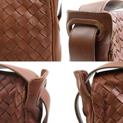 BOTTEGA VENETA Handbag Intrecciato Leather Brown Gold Men's Women's 139260 e59494j