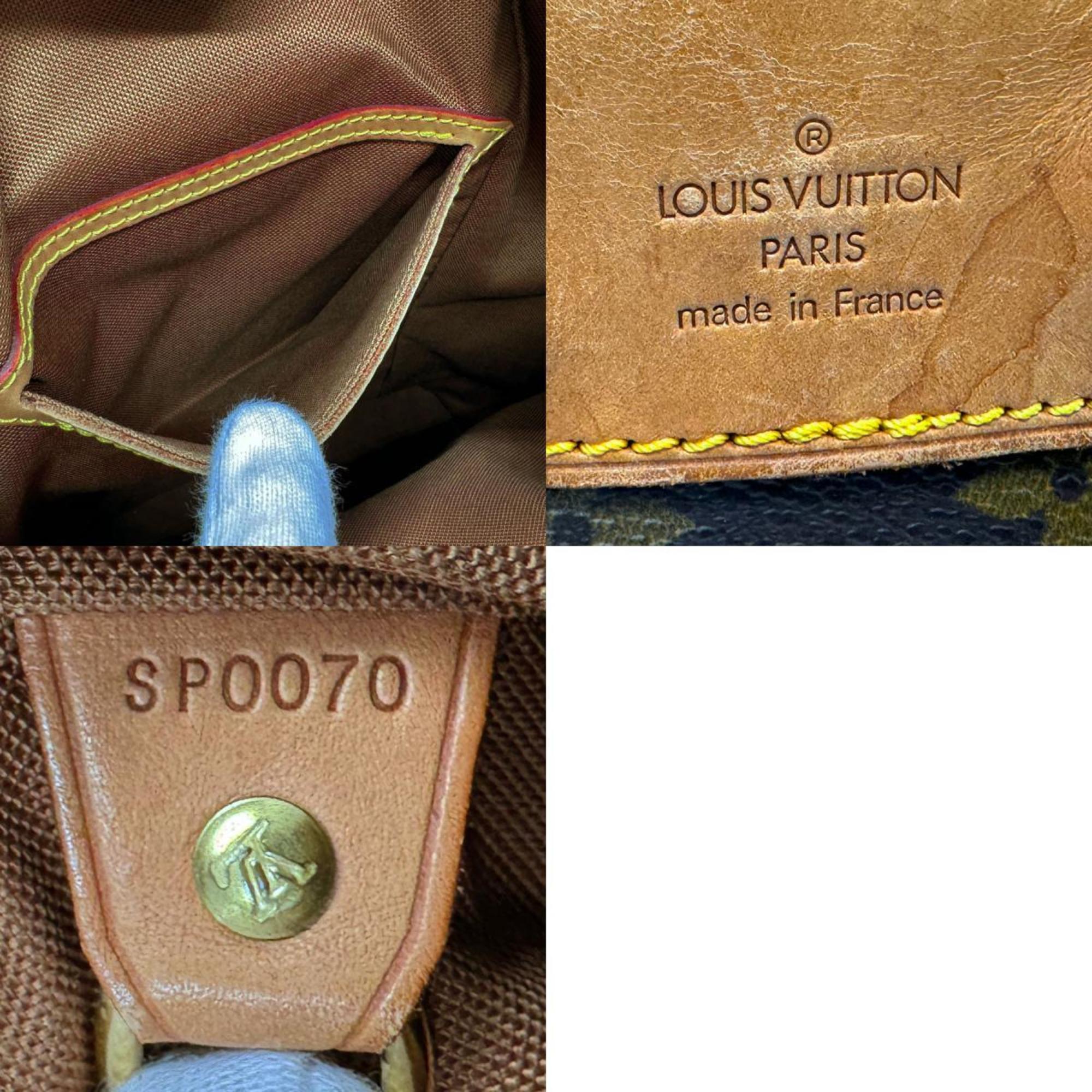 Louis Vuitton LOUIS VUITTON Backpack Monogram Montsouris MM Canvas Brown Men's Women's M51136 n0703