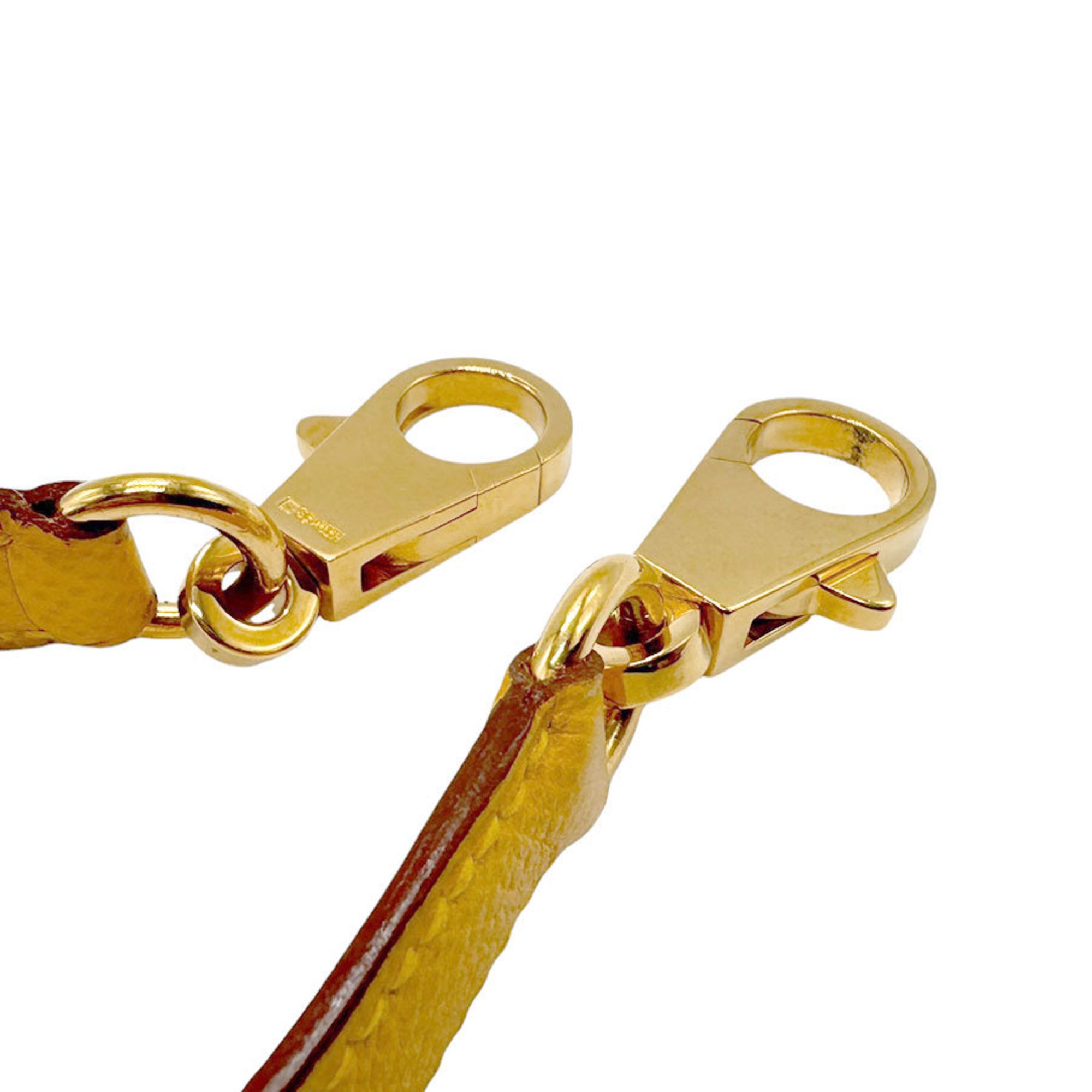 Hermes HERMES shoulder strap for Kelly/Bolide, estimated Cushvel/Jaune, gold, men's/women's z2715