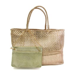 Anteprima Intreccio Women's Wire,PVC Tote Bag Gold