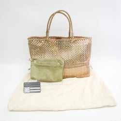 Anteprima Intreccio Women's Wire,PVC Tote Bag Gold