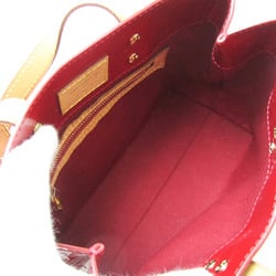 Louis Vuitton Monogram Vernis Reade PM M91990 Women's Handbag Pomme D'amour,Red Color