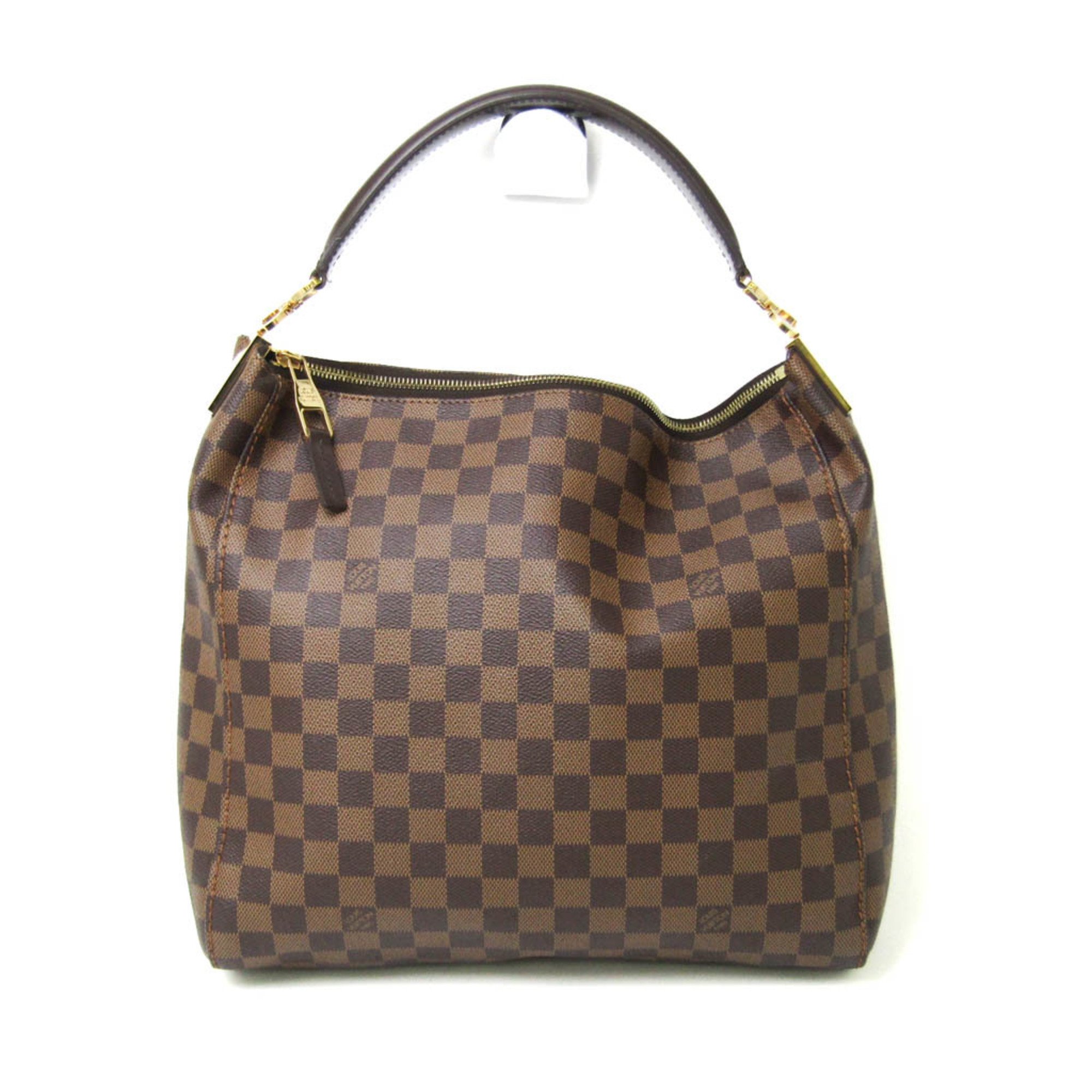 Louis Vuitton Damier Portobello PM N41184 Women's Handbag Ebene