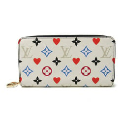 Louis Vuitton Monogram Game On Zippy Wallet M57491 Women,Men Monogram Long Wallet (bi-fold) Multi-color,White