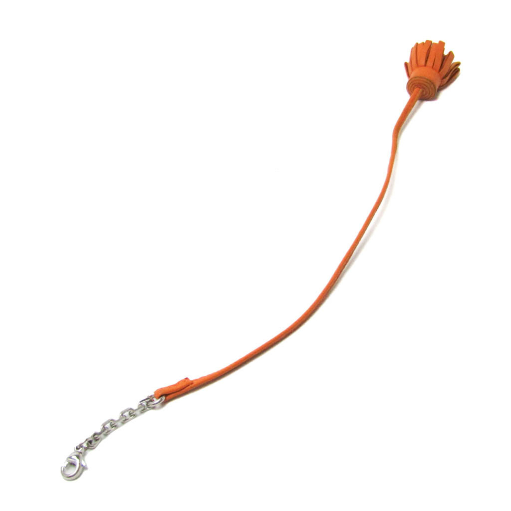 Hermes Bookmark Carmencita 20 Orange Agneau Milo