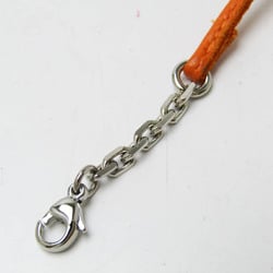 Hermes Bookmark Carmencita 20 Orange Agneau Milo