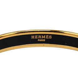 Hermes Enamel PM Cloisonne Sailboat Flag Motif Bangle Gold Plated Women's HERMES