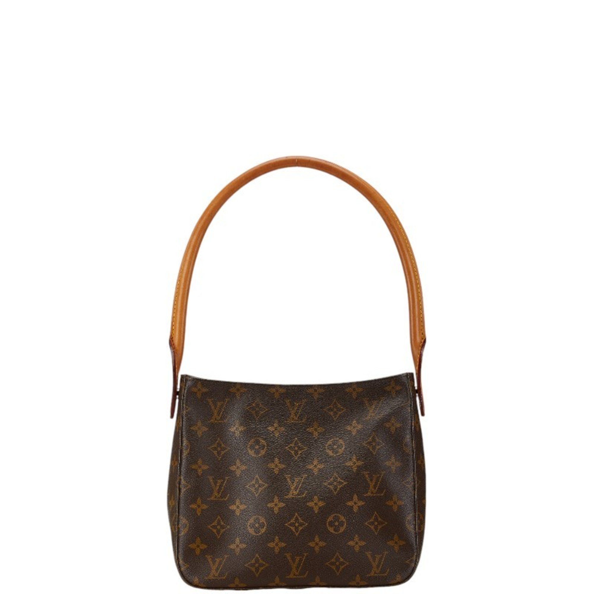 Louis Vuitton Monogram Looping MM Shoulder Bag Handbag M51146 Brown PVC Leather Women's LOUIS VUITTON