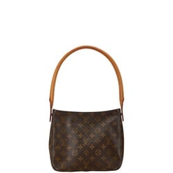 Louis Vuitton Monogram Looping MM Shoulder Bag Handbag M51146 Brown PVC Leather Women's LOUIS VUITTON