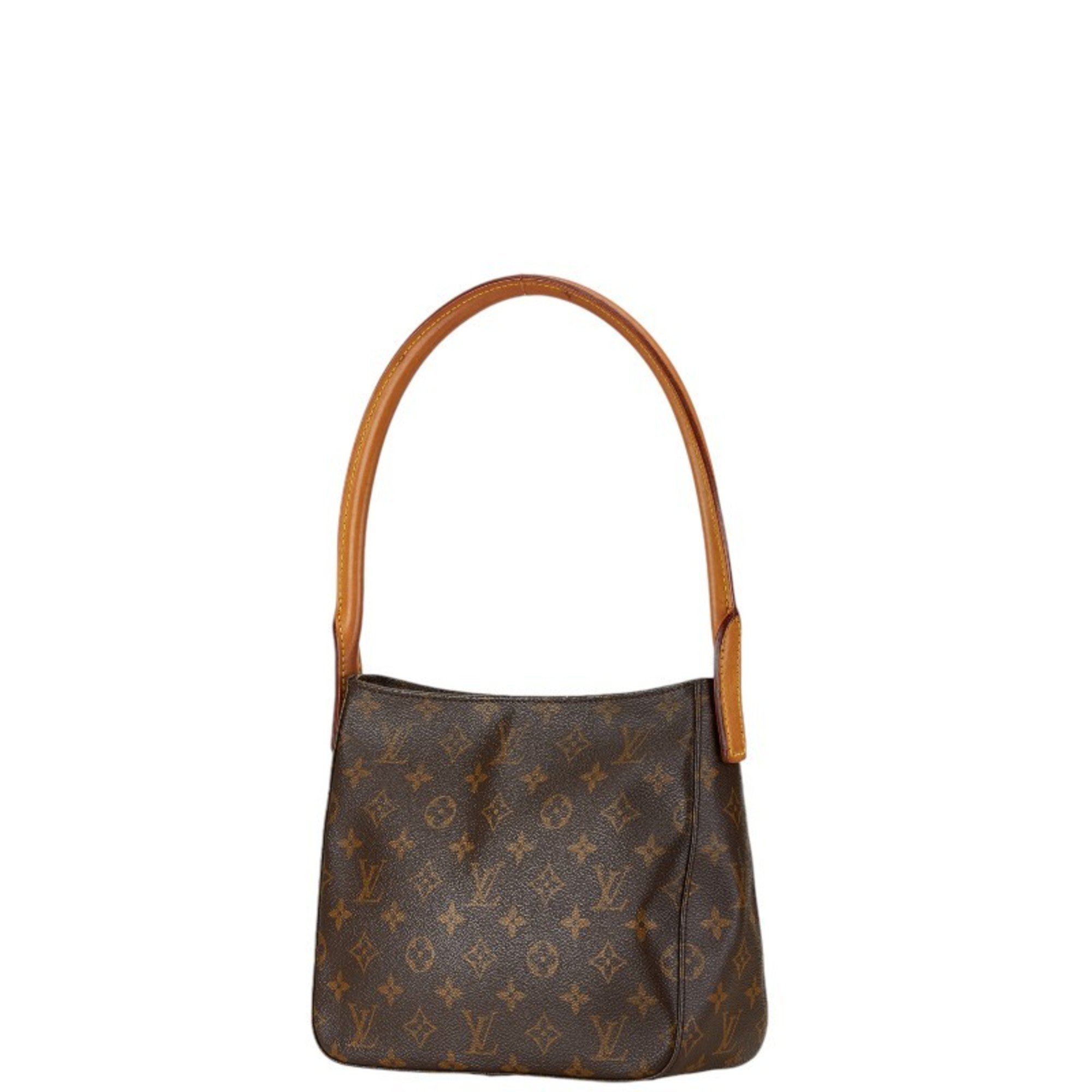 Louis Vuitton Monogram Looping MM Shoulder Bag Handbag M51146 Brown PVC Leather Women's LOUIS VUITTON