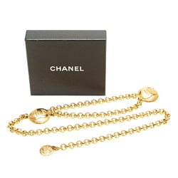 Chanel Coco Mark Belt Gold Plated Women's CHANEL