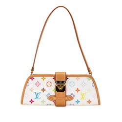 Louis Vuitton Monogram Multicolor Shirley Handbag M40049 Blanc White PVC Leather Women's LOUIS VUITTON