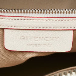 Givenchy Antigona Shoulder Bag White Leather Women's