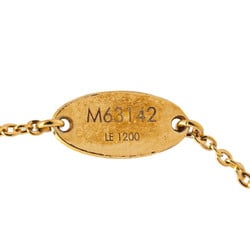 Louis Vuitton Bracelet Nanogram LV Circle Name Tag M63142 Gold Silver Plated Metal Women's LOUIS VUITTON