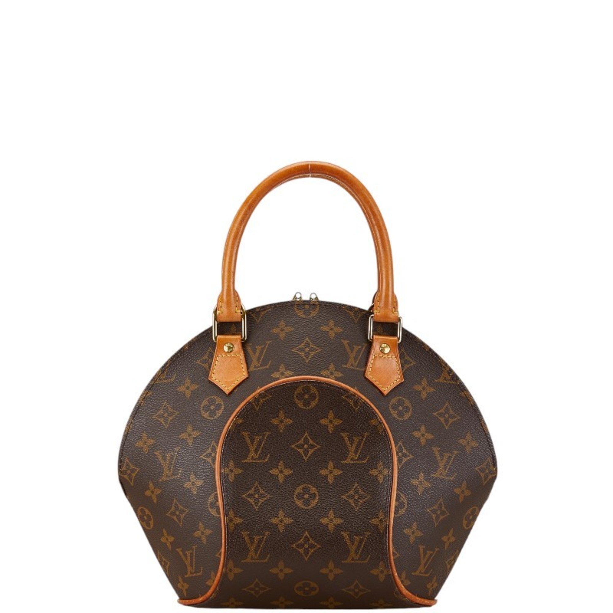 Louis Vuitton Monogram Ellipse PM Handbag M51127 Brown PVC Leather Women's LOUIS VUITTON