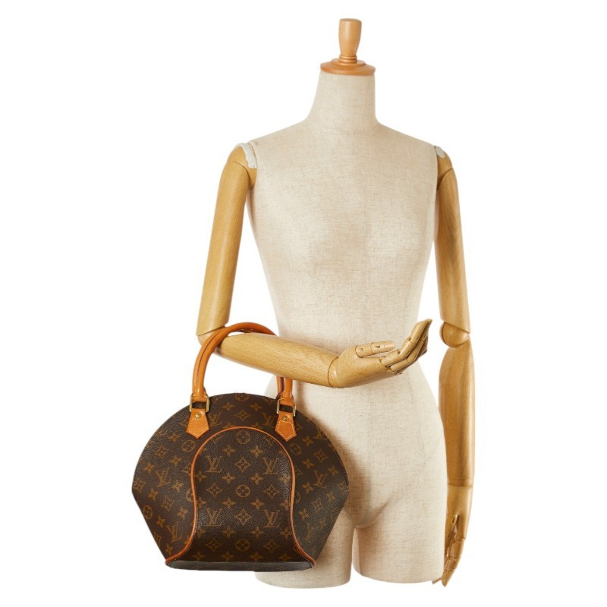 Louis Vuitton Monogram Ellipse PM Handbag M51127 Brown PVC Leather Women's LOUIS VUITTON