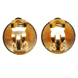 Chanel Coco Mark Earrings Gold Plated Women's CHANEL