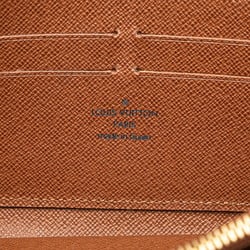 Louis Vuitton Monogram Zippy Wallet Round Long M60017 Brown PVC Women's LOUIS VUITTON