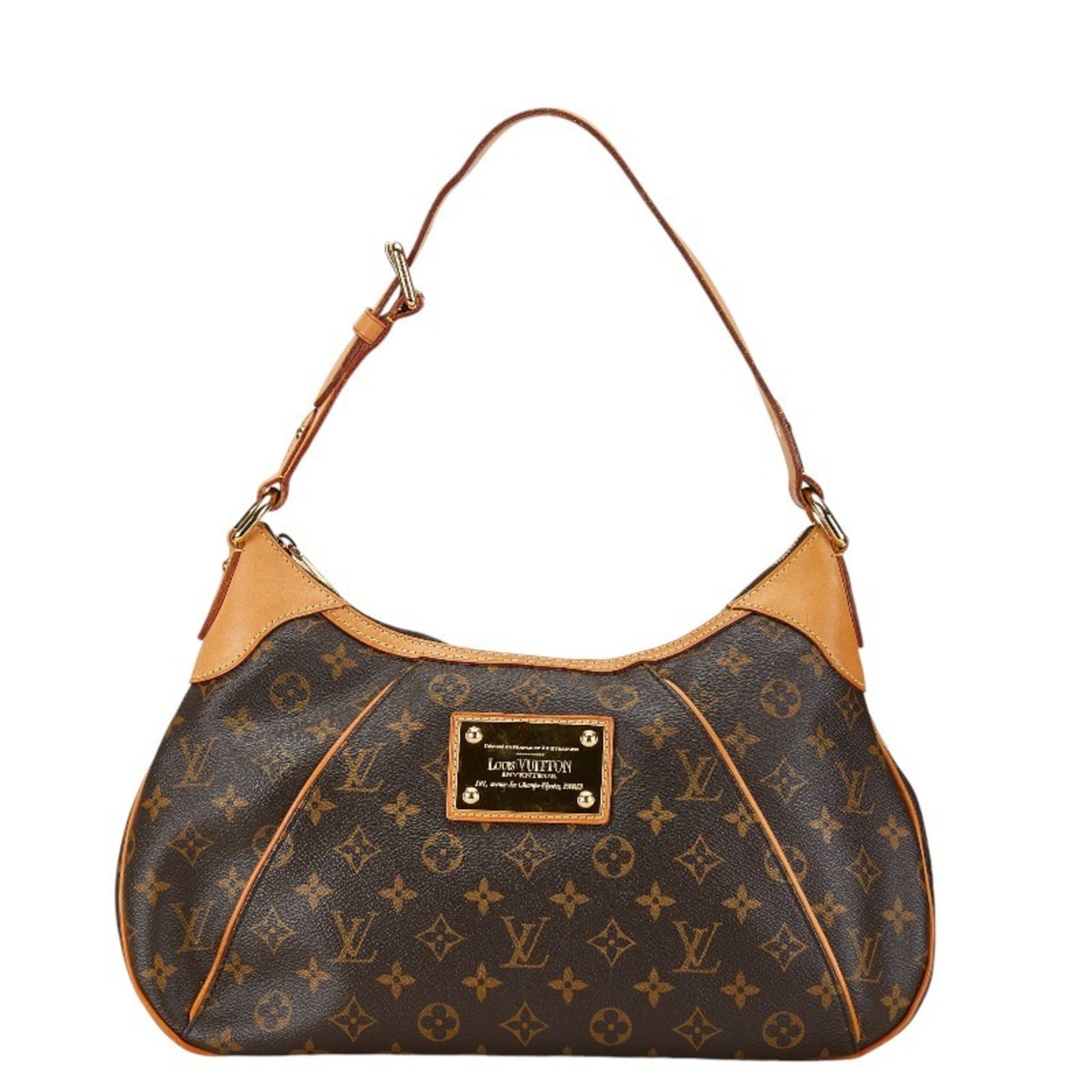 Louis Vuitton Monogram Thames GM Bag Handbag M56383 Brown PVC Leather Women's LOUIS VUITTON