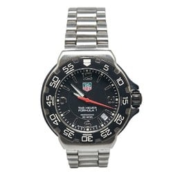 TAG Heuer Formula 1 Professional 200 Watch WAC1210 Quartz Black Dial Stainless Steel Men's HEUER