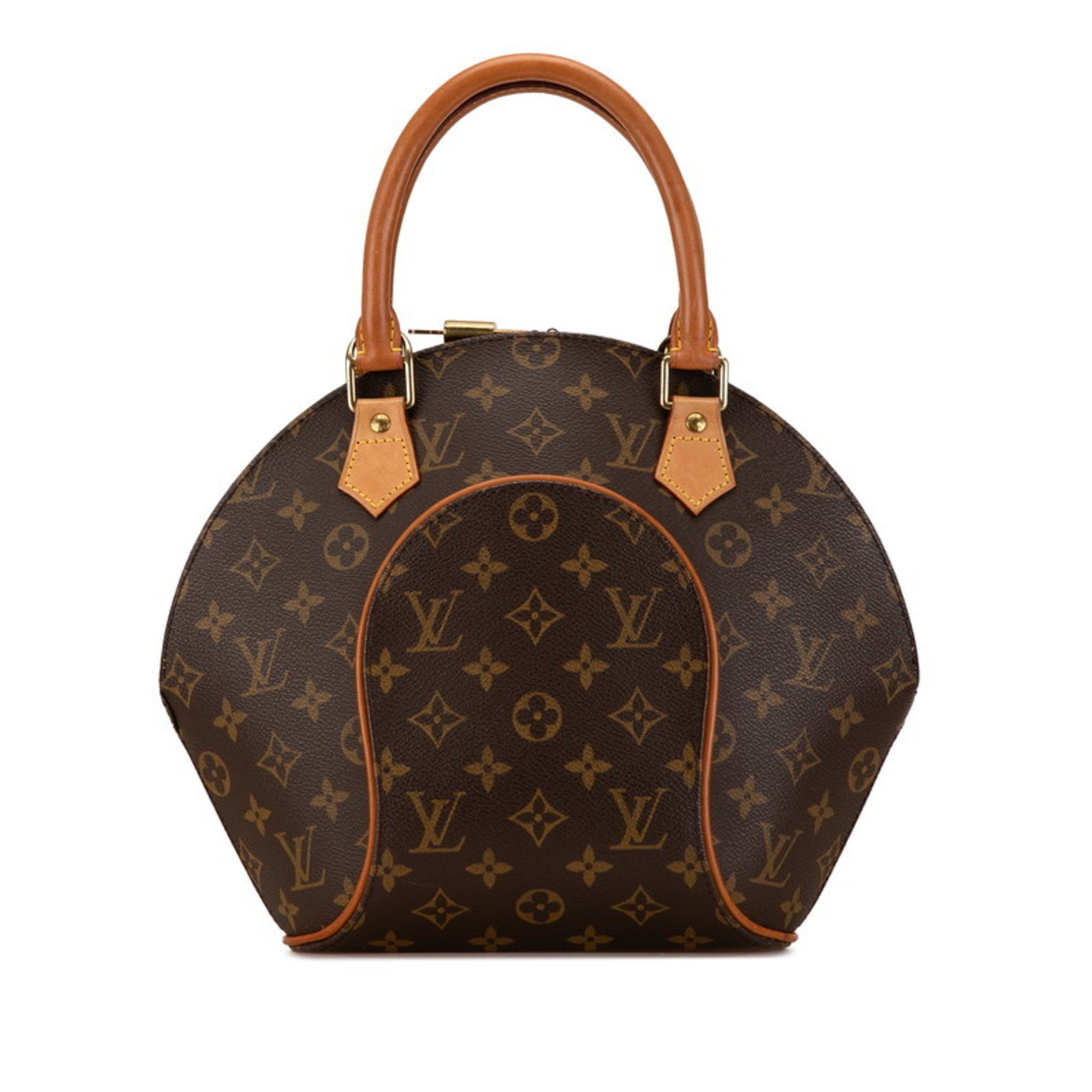 Louis Vuitton Monogram Ellipse PM Handbag M51127 Brown PVC Leather Women's LOUIS VUITTON