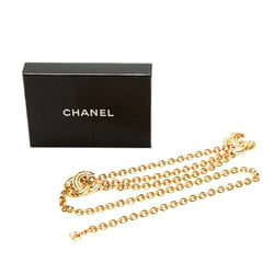 Chanel Matelasse Coco Mark 3-strand chain belt, gold plated, for women, CHANEL