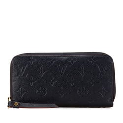 Louis Vuitton Monogram Empreinte Zippy Wallet Long M60571 Navy Leather Women's LOUIS VUITTON