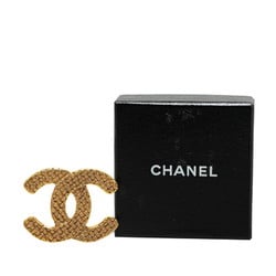 Chanel Coco Mark Motif Brooch Gold Plated Women's CHANEL