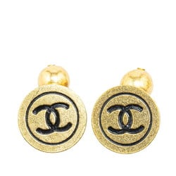 Chanel Coco Mark Cufflinks Gold Plated Women's CHANEL