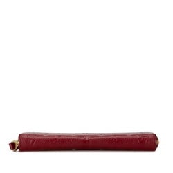 Louis Vuitton Monogram Empreinte Zippy Wallet Round Long M63691 Ecarlate Red Calfskin Women's LOUIS VUITTON