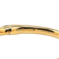 Hermes Cheval Horse Bangle Gold Plated Women's HERMES