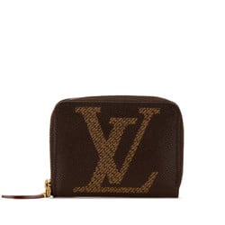 Louis Vuitton Monogram Giant Zippy Coin Purse Case M69354 Brown PVC Leather Women's LOUIS VUITTON