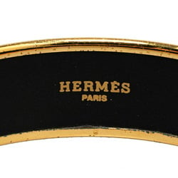 Hermes enamel GM cloisonné bangle gold blue plating ladies HERMES