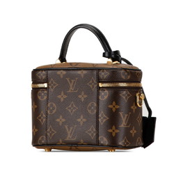 Louis Vuitton Monogram Reverse Vanity NV PM Handbag Shoulder Bag M45165 Brown PVC Leather Women's LOUIS VUITTON