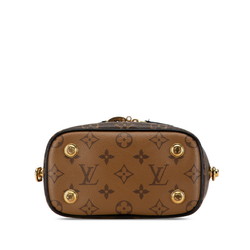 Louis Vuitton Monogram Reverse Vanity NV PM Handbag Shoulder Bag M45165 Brown PVC Leather Women's LOUIS VUITTON