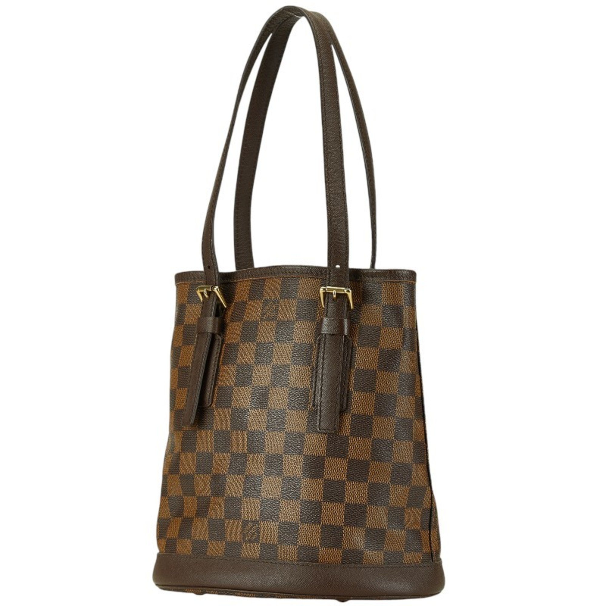 Louis Vuitton Damier Mare Tote Bag Shoulder Bucket N42240 Brown PVC Leather Women's LOUIS VUITTON