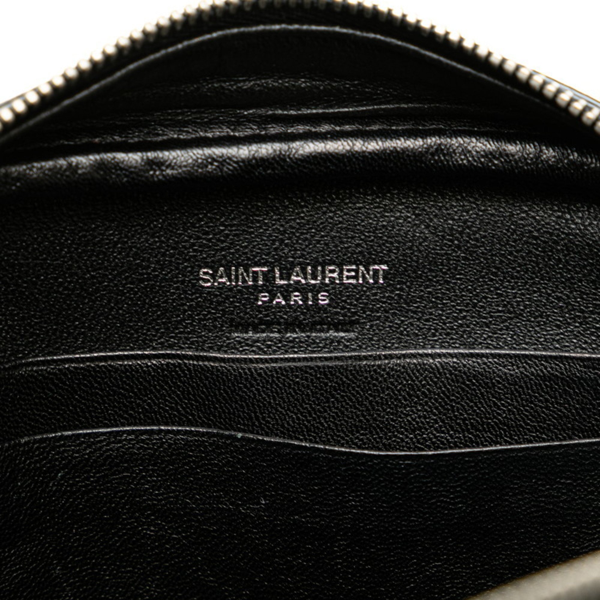 Saint Laurent YSL Blogger Tassel Shoulder Bag 425317 Black Leather Women's SAINT LAURENT