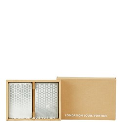 Louis Vuitton Paris Exclusive Museum Fondation Playing Cards White Grey Paper Women's LOUIS VUITTON