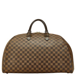 Louis Vuitton Damier Rivera GM Handbag Boston Bag N41432 Brown PVC Leather Women's LOUIS VUITTON