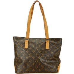 Louis Vuitton Monogram Cabas Piano Handbag Tote Bag M51148 Brown PVC Leather Women's LOUIS VUITTON