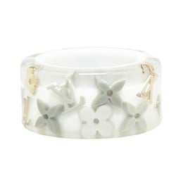 Louis Vuitton Monogram Berg Farandole Ring Size: S M65815 White Gray Gold Plastic Women's LOUIS VUITTON