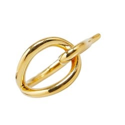 Hermes Jumbo Scarf Ring Gold Plated Women's HERMES